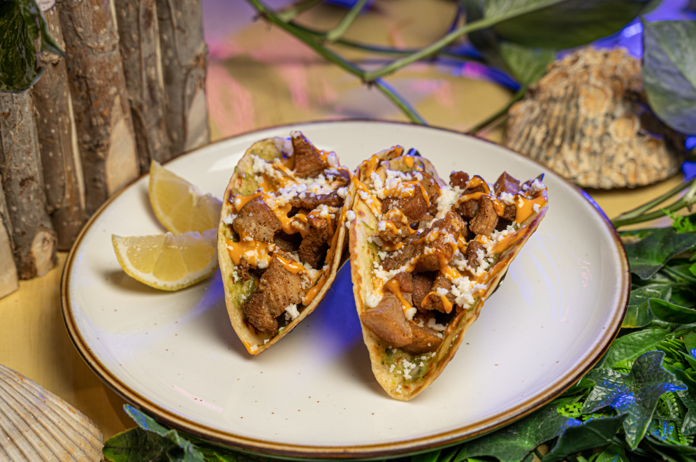 chicharron taco