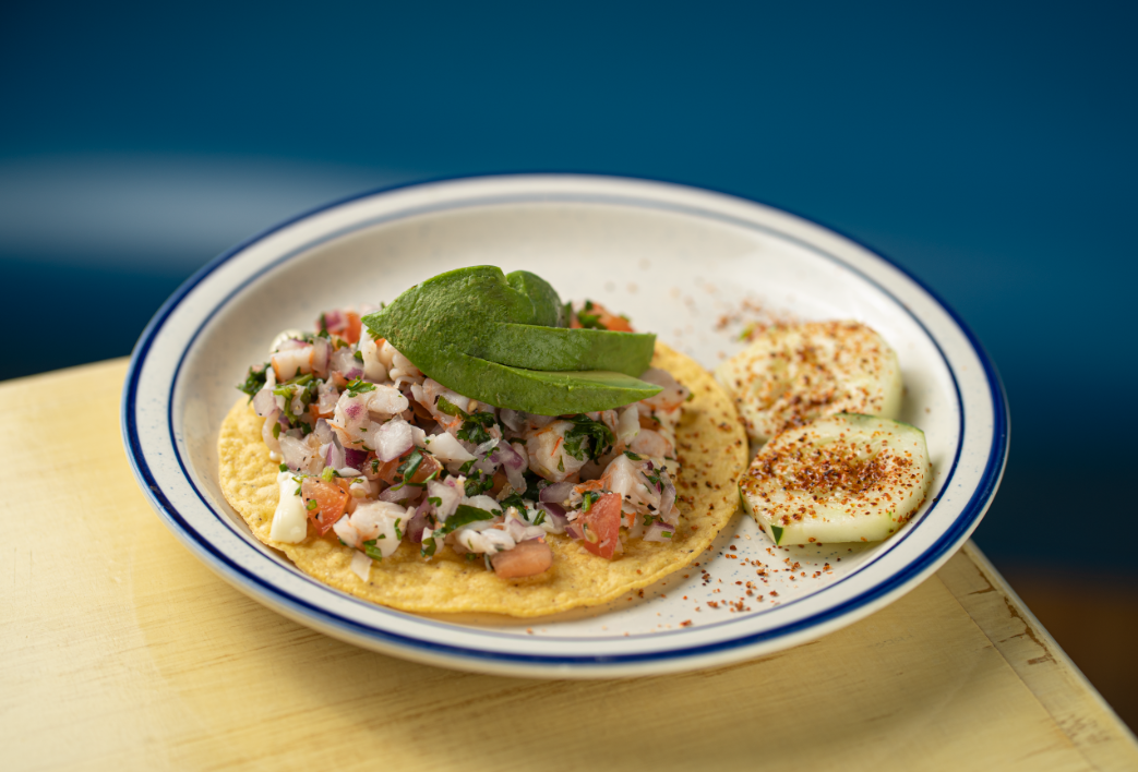 Ceviche tostada